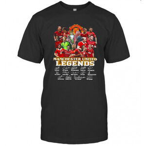Manchester United Legends Players Signatures T-Shirt